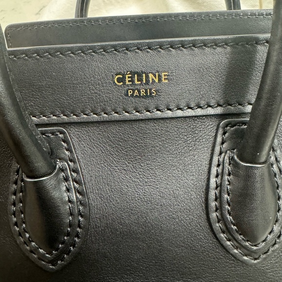Celine nano luggage in smooth leather with Celine wallet - Picture 7 of 12